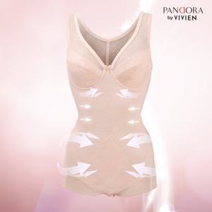 판도라by비비안 BT3733 자가드 라이크라 올인원