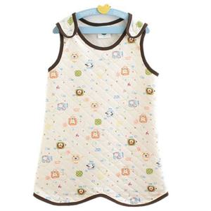 [삐까부]유아 아동 아기 가을 겨울 수면조끼 누빔롱 애니펀 수면조끼