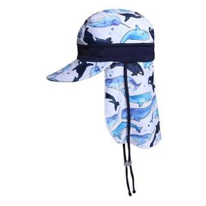 [베베샤]플랩캡 돌고래 수영모자 여름 캡 자외선 차단 모자