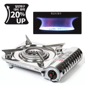 리빙온 가스버너 휴대용 가스렌지 부르스타 캠핑 회오리 가정용