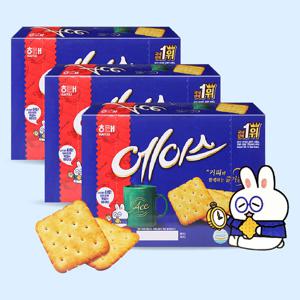 해태 에이스 364g x 3통 / 커피와함께 디저트 비스킷