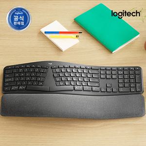 로지텍코리아 공식 ERGO K860 인체공학 버티컬 무선 키보드