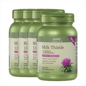 [지앤씨] 허브 밀크시슬 1300mg 60정 x4