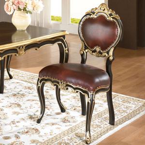 젠틱가구 북유럽 고급엔틱의자 수입원목가구 예쁜신혼 블랙골드