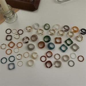 [마물샵] 빈티지 마블 호마이카 반지 컬렉션 가락지