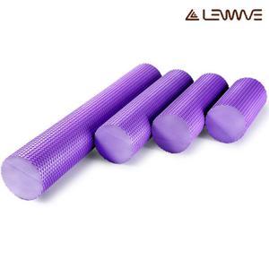 런웨이브 육각 돌기 폼롤러 스트레칭 45cm 전신 마사지 요가