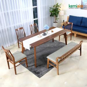 케미에르 브레드 6인 원목식탁SET(벤치형) KHD-671B