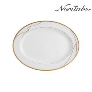 [노리다케] 4387 코벤트리골드 오발 플래터 1P