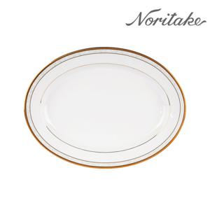 [노리다케] 4335 햄프셔골드 오발플래터 1P