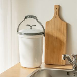 에코 가정용 압축 씽크대 음식물쓰레기통 4.5L