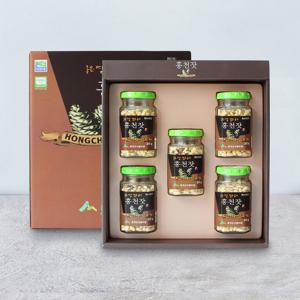 홍천 잣 선물세트(백잣) 100gx5