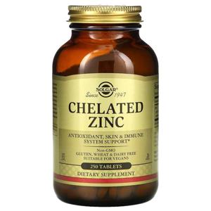 미국직구 Solgar 솔가 킬레이트 징크 아연 22mg Chelated Zinc 250정