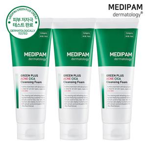 메디팜 아크네 시카 클렌징폼 220ml x 3개 / 대용량 피부 저자극
