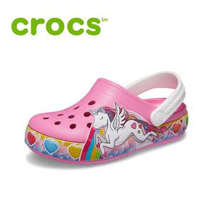 크록스 펀랩 유니콘 라이츠 키즈 아동 샌들 207071-669