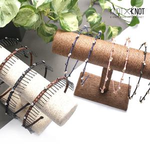 [체험특가][KNOTXKNOT] 핸드메이드 감침 빗살 레이어링 머리띠