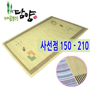 [대숲소리]사선점무늬 2용(150-210) 담양대자리