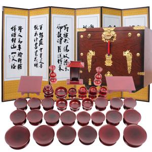 [남원공방]남원 제기세트 37P+제기함+6폭병풍(글씨없는민자