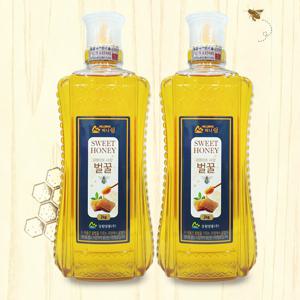 [강원양봉] 허니쉼 사양벌꿀 2kgx2통(튜브)