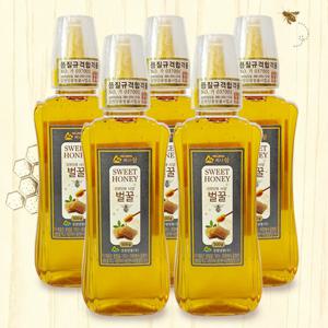 [강원양봉] 허니쉼 사양벌꿀 500gx5통(튜브)