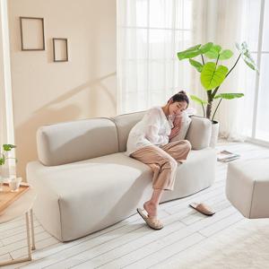 비앙스 몽리 아쿠아 3인 소파(스툴포함)