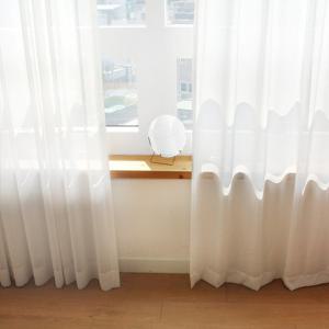 까르데코 미스티 도톰 나비주름 쉬폰커튼 중형 1장