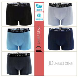 명품속옷 제임스딘 심플 인견 메쉬 쿨 냉감 기능성 드로즈 5종세