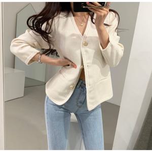 러브잇 럭셔리 가을 환절기 트위드 자켓