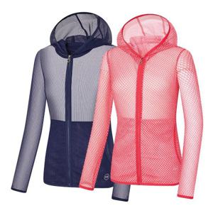 콜핑 여성 여름 메쉬 스판 후드일체형 자켓