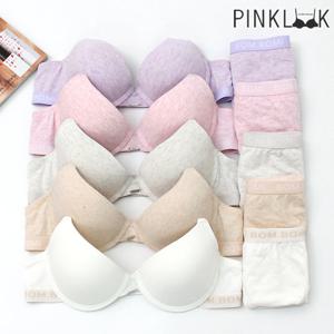 핑크룩 심플럽 순면코튼 브라팬티 10종세트