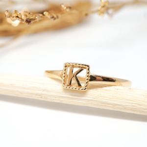 오팔하우스 14k 영문 이니셜 반지 OPDJR5186