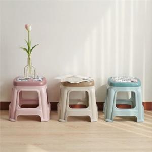 [마물샵] 방석 쿠션형 파스텔 간이 의자 스툴 플라스틱의자