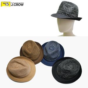 바람솔솔 금속장식 투톤 페도라 챙모자 (JCCF-WS21TC05)
