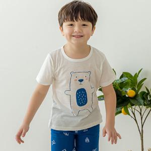 [꼬마친구] 하이베어 5부쟈가드 반팔내의 아동내의 실내복