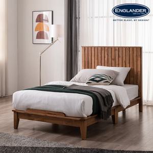 잉글랜더 퓌센 참죽나무 원목 침대(DH 7존 독립매트-SS)