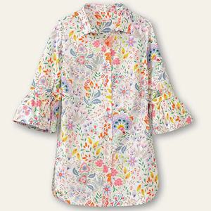 오일릴리 패턴 원피스 OWBSAOP028-01