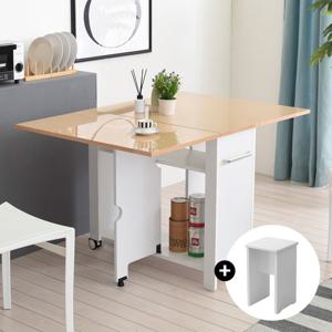 이동형 폴딩 테이블 식탁(하이그로시800)+의자4개 KD482(착불)