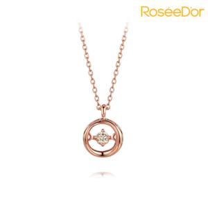 [로제도르] 스윗써클 다이아 목걸이_211900140