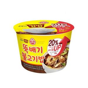 오뚜기 컵밥 뚝배기불고기밥 320g x 12 무