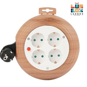 러그박스 4구 멀티릴선 1.0SQ 3M 우드