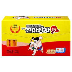 [진주햄]천하장사 Q 1000g (10gx100개)