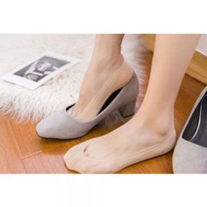 안벗겨지는 플랫슈즈 덧신(시스루스킨)/ 스타킹덧신