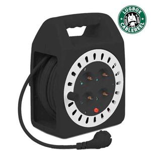 러그박스 20M 캠핑릴선 블랙 1.0SQ 코드릴 멀티탭 전선 선 정리