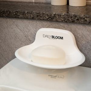 데일리블룸 흡착 타원 비누대 소 욕실 비누받침