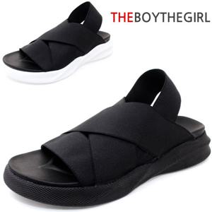 MS4636 여자 남자 밴딩 스트랩 샌들 여름 캐주얼 신발