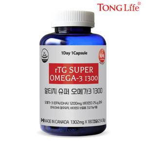 통라이프-rTG 슈퍼 알티지오메가3-1300 6개월분-1병