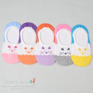 [꼼지]CA짝꿍 덧신(5족)세트 유아 아동 양말