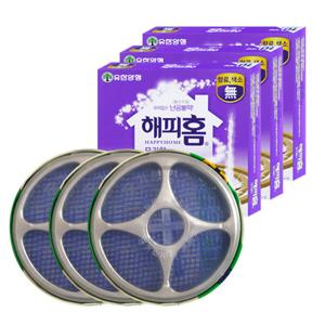 연소기3개+해피홈 모기향10입x3개/모기약