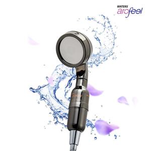 비타민C 샤워필터 염소제거 녹물제거 아로마 필터 샤워기 블랙