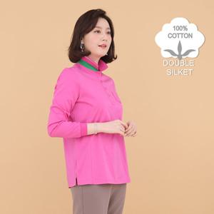 애비뉴투지 엄마옷 봄 어버이날 요꼬카라 실켓 면 티셔츠 A04111