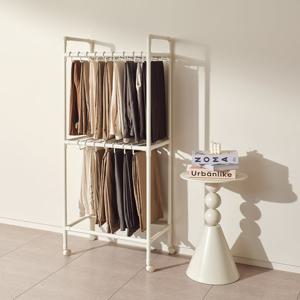 [MF매직하우스]카트형 이동식 바지걸이 행거 2단